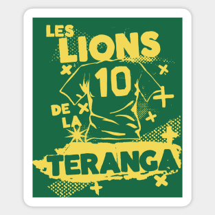 Vintage Senegal Football // Retro Grunge Senegalese Soccer Sticker